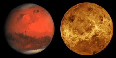 Mars and Venus
