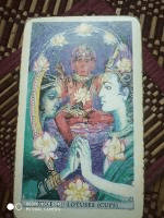 Nine of lotuses card